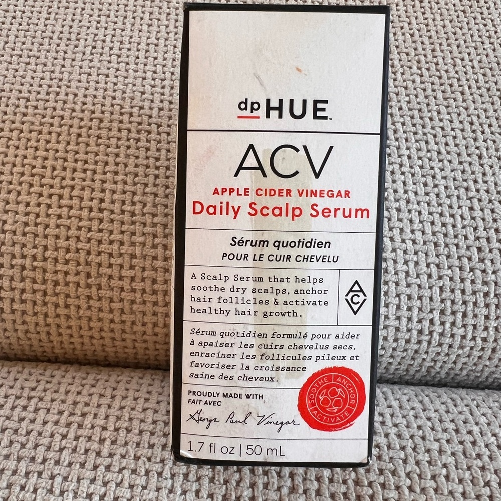 dpHUE Apple Cider Vinegar Daily Scalp Serum brand new in box